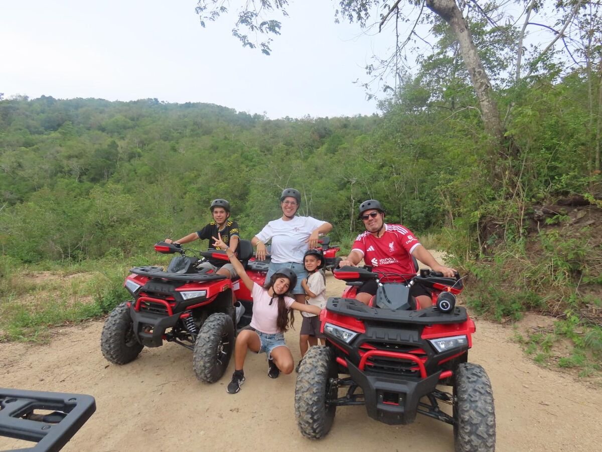 Family friendly ATV adventure with kids in Koh Samui